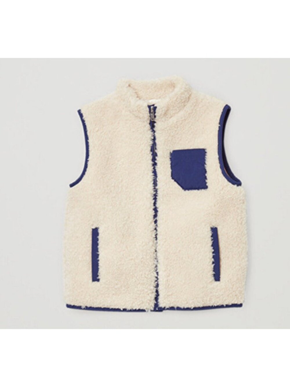 Cos Current Season 2020 Teddy Zip Up Gilet Vest Coat Jacket 4-6 Years Boy Girl